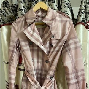 Burberry Nova Check rain jacket.